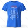 Coffee Afterlife Humorous Printed Unisexs Tshirt 100 Cotton Oversized Relaxed Graphic Tees For Unisex Tops Tees Casual Streetwear
