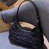 2025 Cloud Pleated Dumpling Bag - Милая сумка-подмышка Cream Puff для студентов