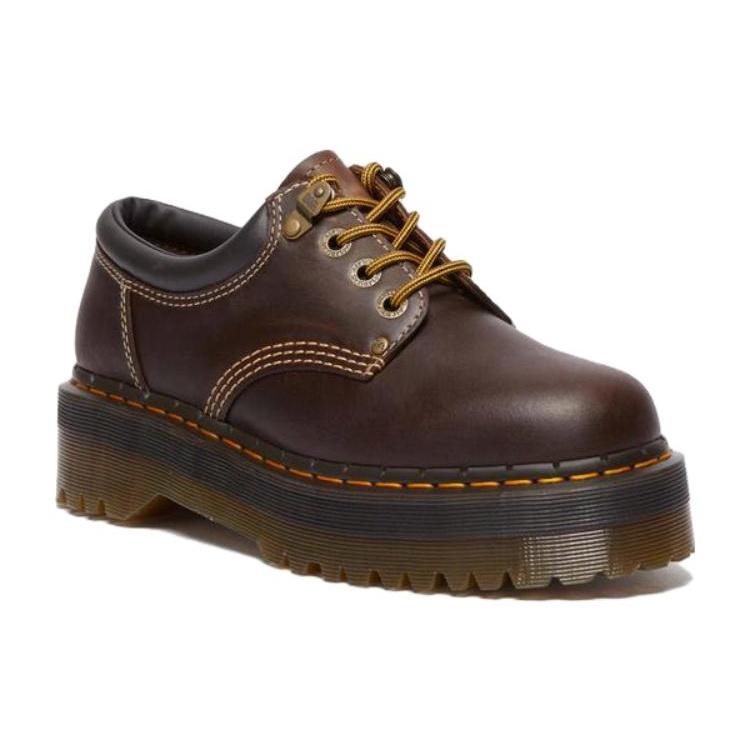Dr. Martens 8053 Сапоги на платформе из кожи Crazy Horse 'Темно-коричневые' Унисекс 31126201