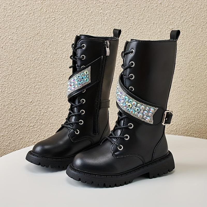 Autumn Winter Knee High Boots Girls Older Kids