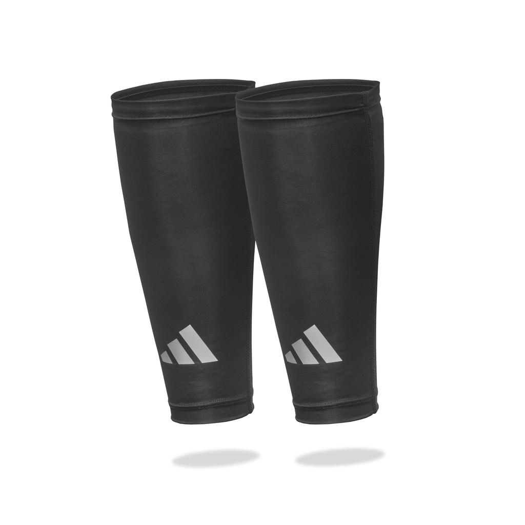 Adidas Compression Calf Sleeve Pack of ClimaCool Material Sizes Warmers, 2, (Breathable, Moisture-Wicking, Quick-Drying), Black, L/XL (ADSL-13014BK)