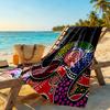Australian Aboriginal Style Beach Towel High Absorbency & Quick-Dry Comfortable Lightweight Perfect for Traveling Yoga Camping and Swimming