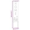 Garden Privacy Screen Canvas Silver 32 x 140 cm Galvanized Steel