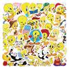 56Pcs Kawaii Tweety Bird Stickers Suitcase Water Cup Stationery Mobile Phone Car Laptop Refrigerator Decoration Diy Decals