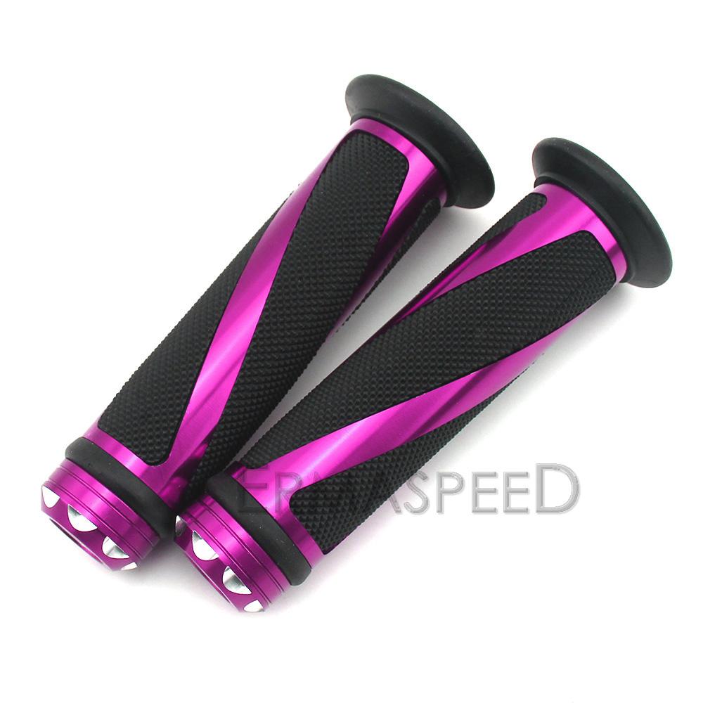 7/8"; Алюминиевые резиновые ручки для мотоциклов, ручки для руля, ручка на конце ручки, ручки для дроссельной заслонки, спортивные мотоциклы