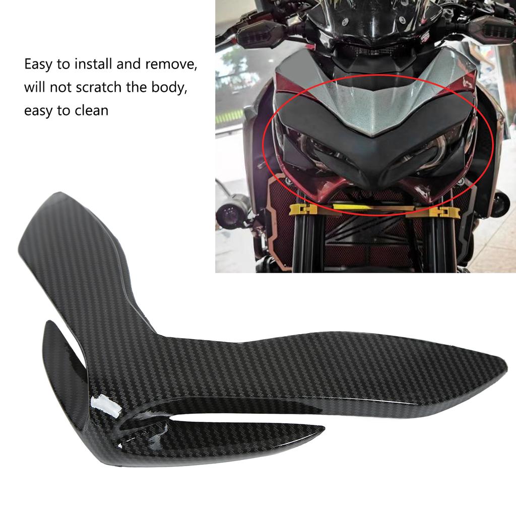 Motorcycle Headlight Fairing Cover Front Beak Nose Cone Extension Trim Replacement for 900 2018‑2020
