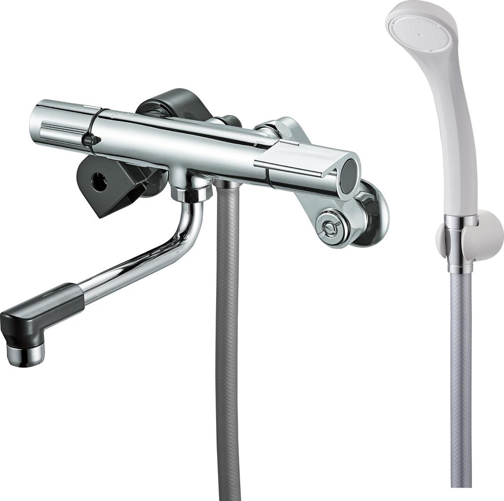 SANEI Thermo Shower Mixer Insulated for General SK1811DC Faucet, Plated, Water-Saving Shower, Body, Areas,