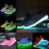 Luminous Sneakers Led Usb Charge Children Low Cut Shoes Fashion Casual Gift