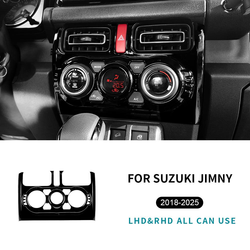 For Suzuki Jimny 2018-2025 AC Control Panel Vent Frame, Anti-Scratch Wear-Resistant Fit ABS Interior Decoration Car Accessories