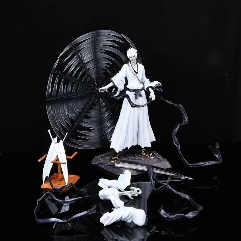 Статуэтка Bleach Белый Ичиго GK, Коробка с вращающимся мечом Тысячелетняя Кровавая Война, Аниме Фигурка Действия, Модель для Коллекции Фанатов Аниме