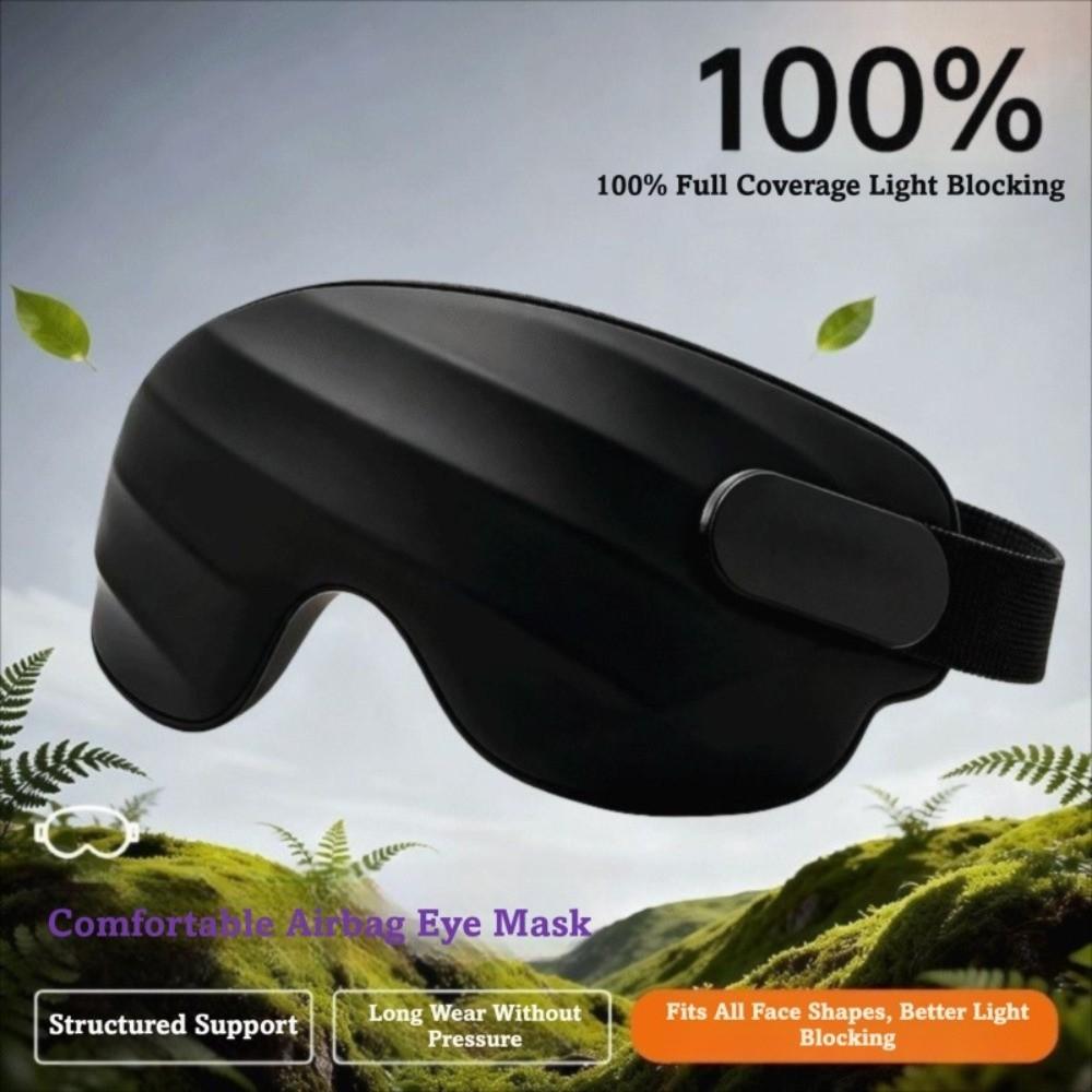 Pressure-Free 3D Sleeping Mask Stereoscopic Adjustable Light Blocking Eye Mask Sleep Aid Pressure Relief Blindfold Unisex