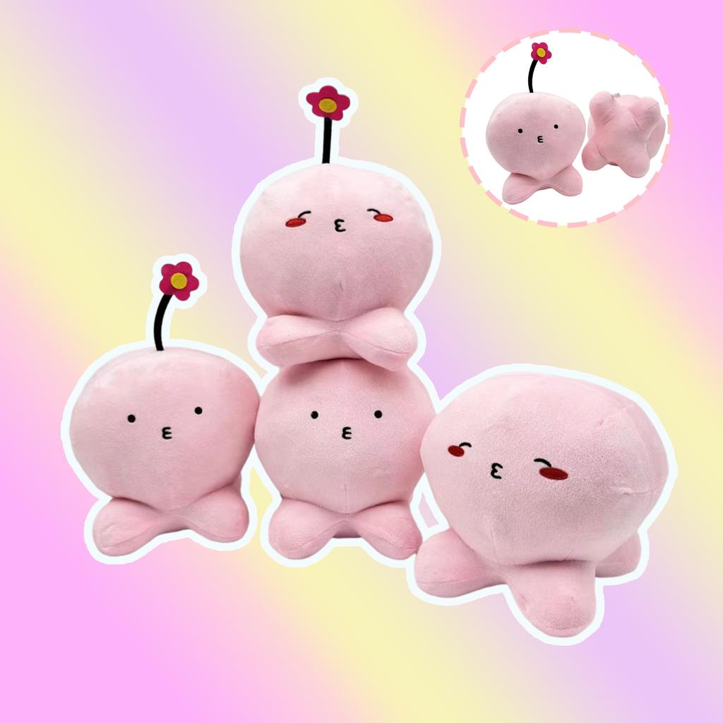 New Pink Takopi Plush Toy Kawaii Pink Octopus Plush Toys Cute Animals Stuffed Dolls Plushie Spring Birthday Gifts