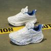 Youth style shoes Boys Running Shoes Kids Lightweight Breathable Athletic Sneakers With Anti-Slip Sole Shock Absorption Support