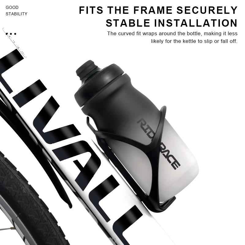 RIDERACE Bicycle Water Bottle Cage Lightweight MTB Mountain Bike Bottle Holder Socket Ultralight For Road Cycling Accessories 6