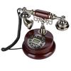 Ретро Винтажный Проводной Телефон Проводной Телефон FSK DTMF Питание от Телефонной Линии Отель Офис Дом