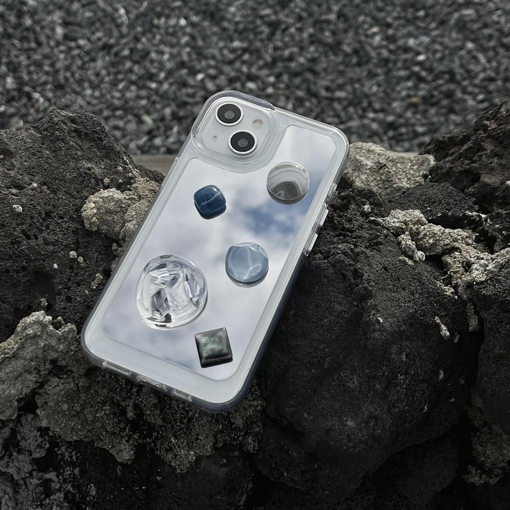 Ins Cool Холодное зеркало чехол для телефона с драгоценными камнями для Iphone 14 12 11 13 Pro Max модный акриловый защитный чехол