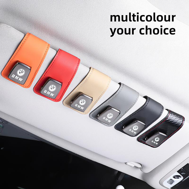 Car Sunshade Storage Bracket Auto Interior Glasses Clip For BMW X3 X4 X5 E61 E62 E93 GT G30 G20 G05 G11 E48 Series i3 i4 G07 G06 OL8