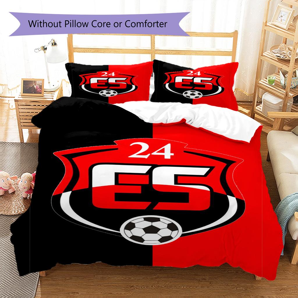 24 Erzincanspor Pattern Bedding Set Quilt Cover Pillowcase Home Decor Gift (1 * duvet cover + 2 * pillowcase, without core)