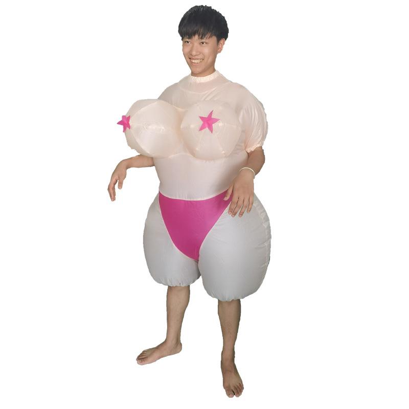 Надувной костюм толстого повара для трансграничной рождественской вечеринки