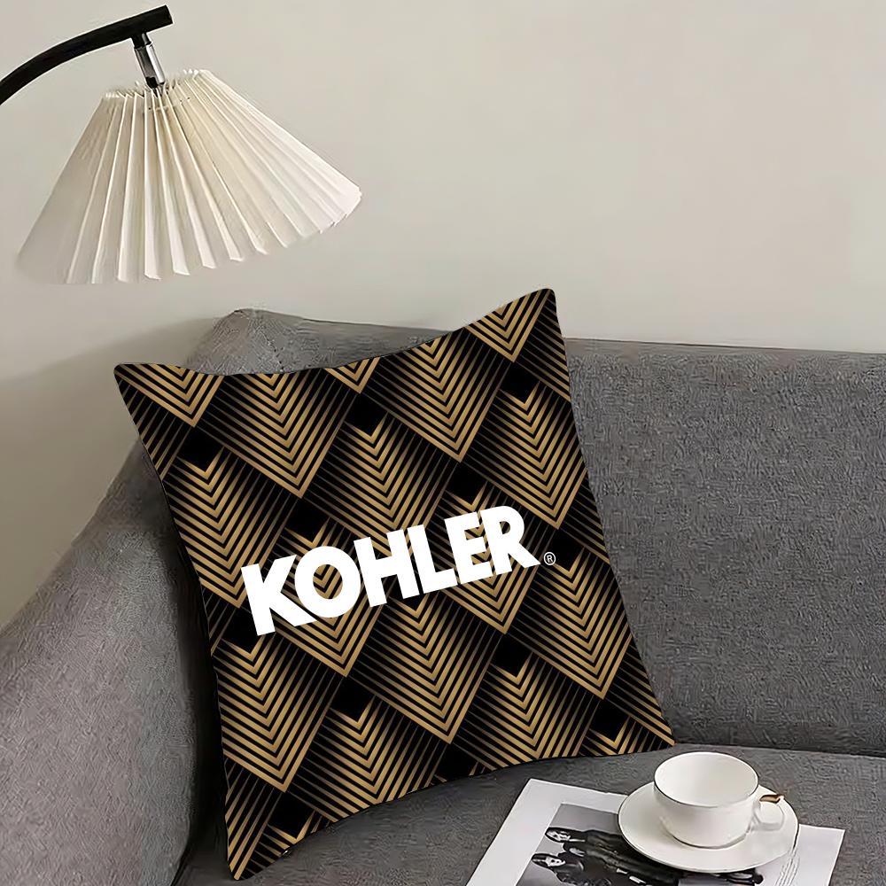 Подушка Kohler с чехлом, двусторонний плюшевый чехол для подушки – Для автомобиля, дивана, спальни, идеально подходит в качестве подарка.