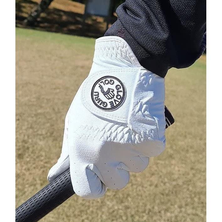 GloveGuruGolf перчатки для гольфа мужские 2 типа комплект штук левая рука всесезонные высокая прочность
