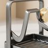 Держатель для крышек, Подставка для кухонной утвари, Корзина для хранения, Углеродистая сталь с противоскользящей функцией, Практичный,