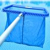 Pool Skimmer Net Removal Leaf Rake with Deep Bag Swimming Pool Cleaning Tool with Heavy-Duty Frames