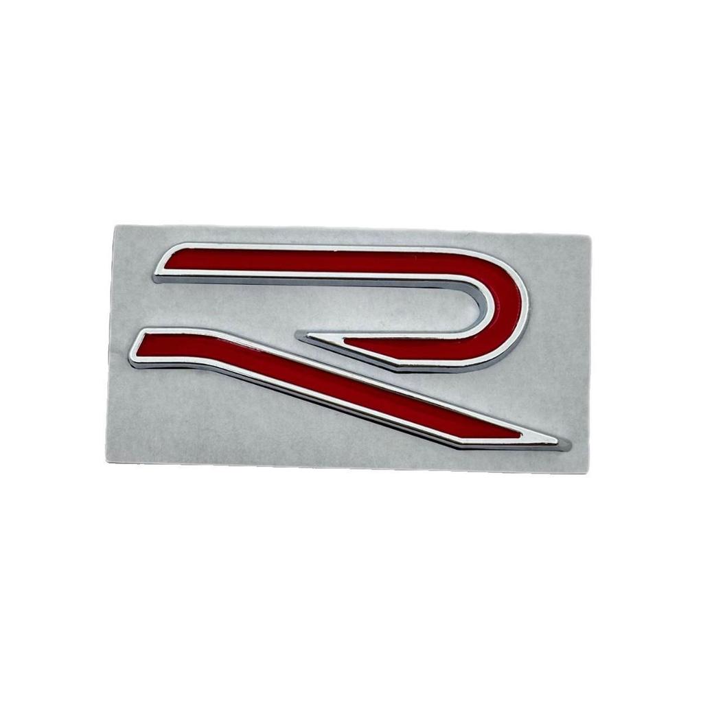 Black Warrior Golf 8 R-Line Rear Emblem - GTI English Letters Car Modification