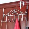 Hangers 5-Hook Punch-free Iron Home Clothing Hanger for Bedroom