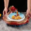 Отличительная посуда из сухого льда отеля Panlong, ресторан хот-пота с говядиной в форме лодки и ресторан с креативной сервировкой