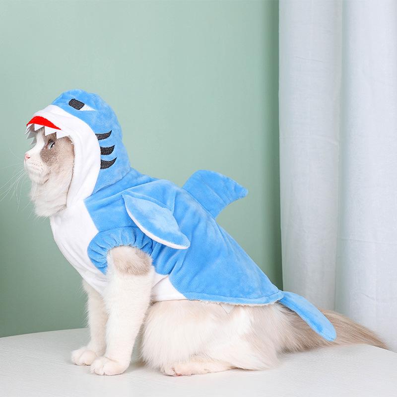 Glow in The Dark Skeleton Dog Costume Red Hooded Four Leg Jumpsuit Funny Pet Clothes for Small Dogs Halloween Dress Up