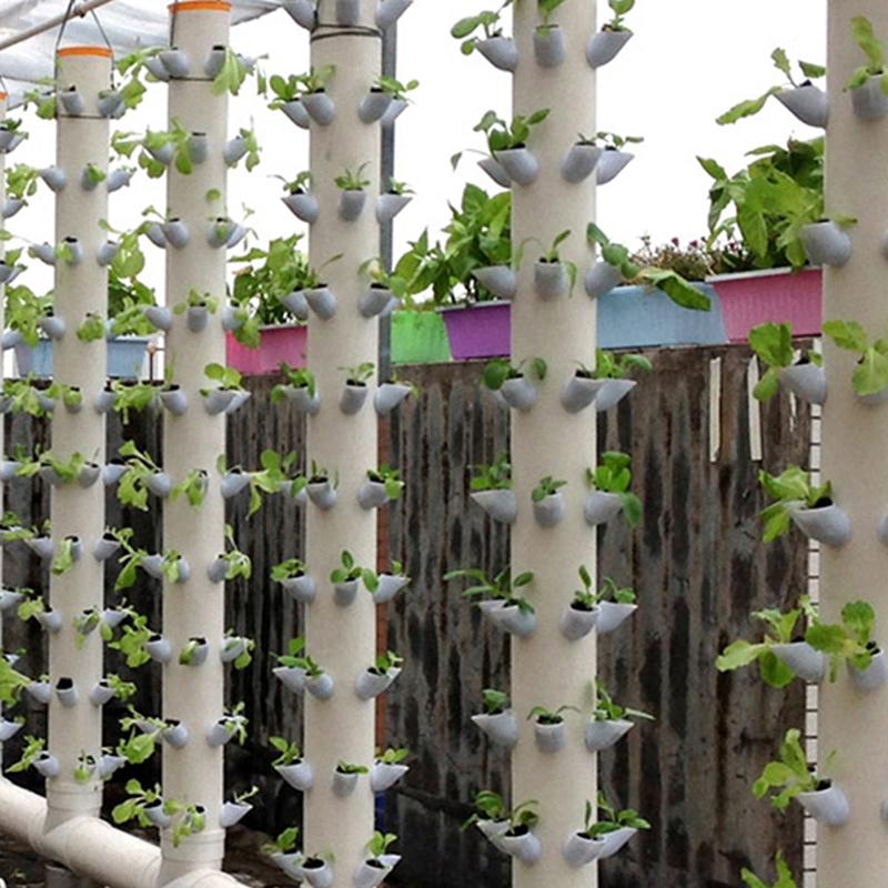 5 шт. стакан для посадки колонны DIY гидропонные стаканчики для колонизации растений горшок для выращивания растений гидропонные вертикальные башенные горшки для растений аксессуары