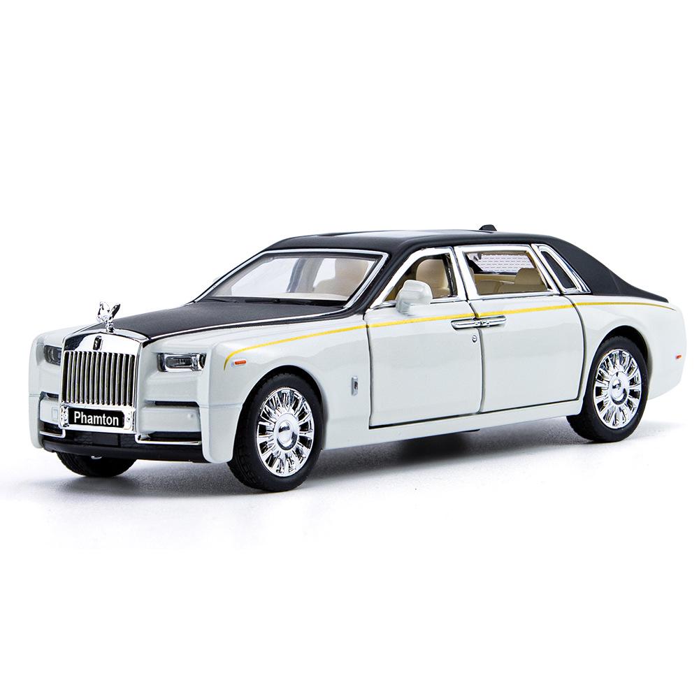 1:32 Diecast Phantom Car Model with Lights & Sound Effects, Toy for Boys