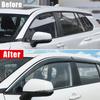 Дефлекторы окон (ветровики) Козырьки Защита от солнца и дождя Для Toyota Corolla Cross XG10 2024 2025