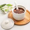 Керамическая кастрюля для тушения с крышкой, двойного нагревательного элемента.