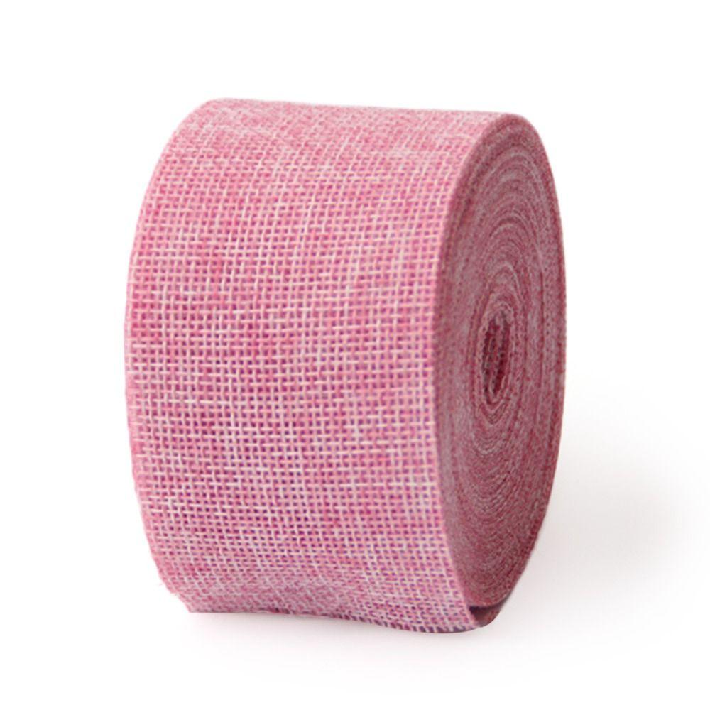 Home Decor Wedding Decoration Bag Wrapping Braided Burlap Ribbon Jute Burlap Ribbon Gift Packing