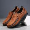 Men's Fashionable Breathable Business Loafers - Large Size Casual Slip-Ons