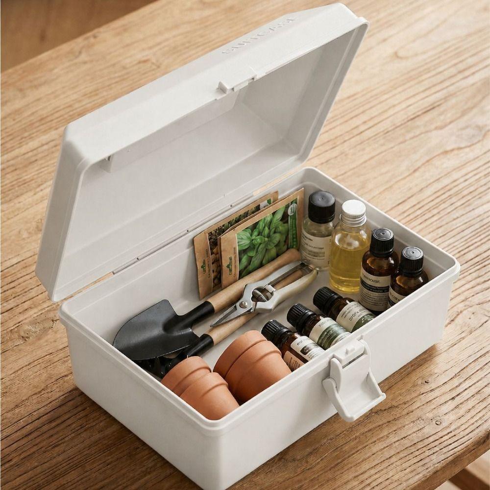 Durable Tool Box Large Capacity Travel Suitcase Multifunctional Car Trunk Storage Box Outdoor