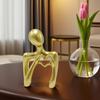 Abstract Man Statue Nordic Love Heat Gesture Man Figurine Sculpture Living Room Bedroom Office Decoration Ornament