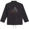 adidas Баскетбольная серия Модная Мягкая Приятная для кожи Удобная Повседневная одежда Универсальная Повседневная верхняя одежда Куртка Унисекс Черная IW5641