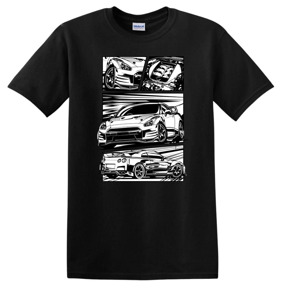 Car Art Graphic T Shirt featuring Sports Car Design with Racing Theme Tee