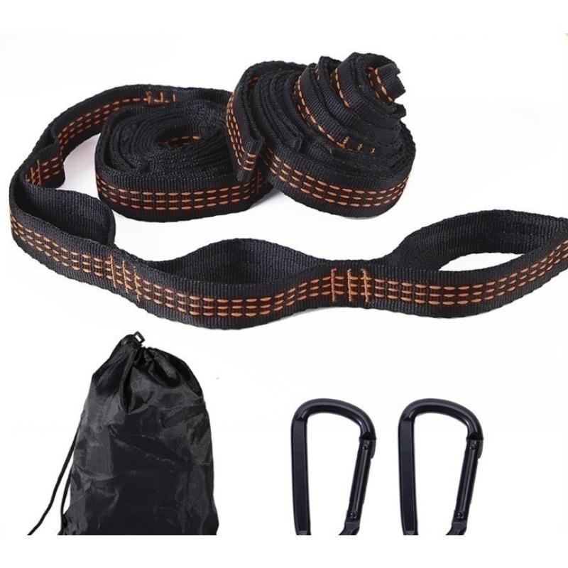 Outdoor Hammock Strap High-Strength Polyester Tree Strap Tree Rope Chrysanthemum Rope Simple and Convenient Strong Load Bearing