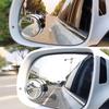 Driving Safety Accessory 1 Pair Car Rear View Mirror Blind Spot Helper, 360-degree Adjustable Small Round Convex for Parking, Waterproof Anti-fog
