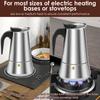 Stovetop Espresso Maker Versatile Stainless Steel Moka Pot Coffee Makers Time Saving Classic Induction Cookers for Home Using