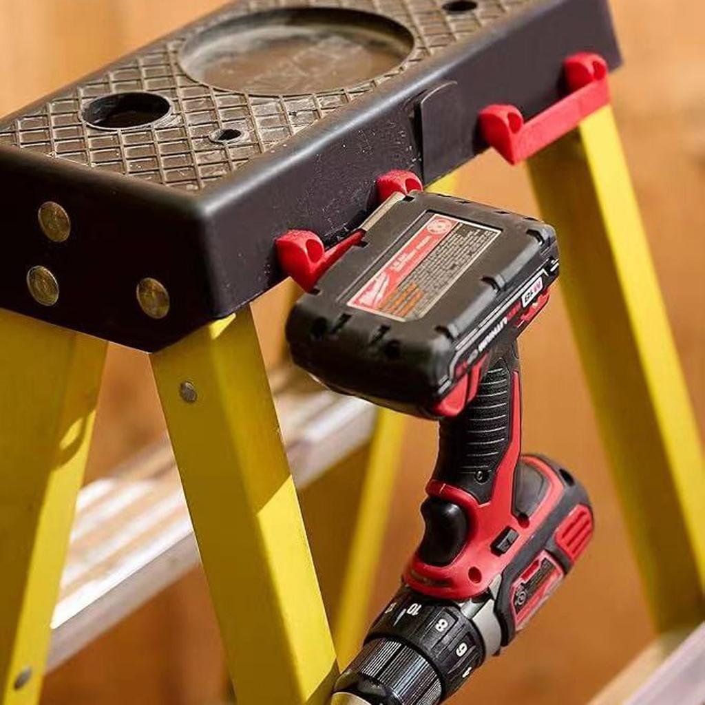 4 шт. Универсальный держатель для рулетки, стойка, органайзер для хранения инструментов, подвес для гаража и верстака, для электроинструмента на лестнице