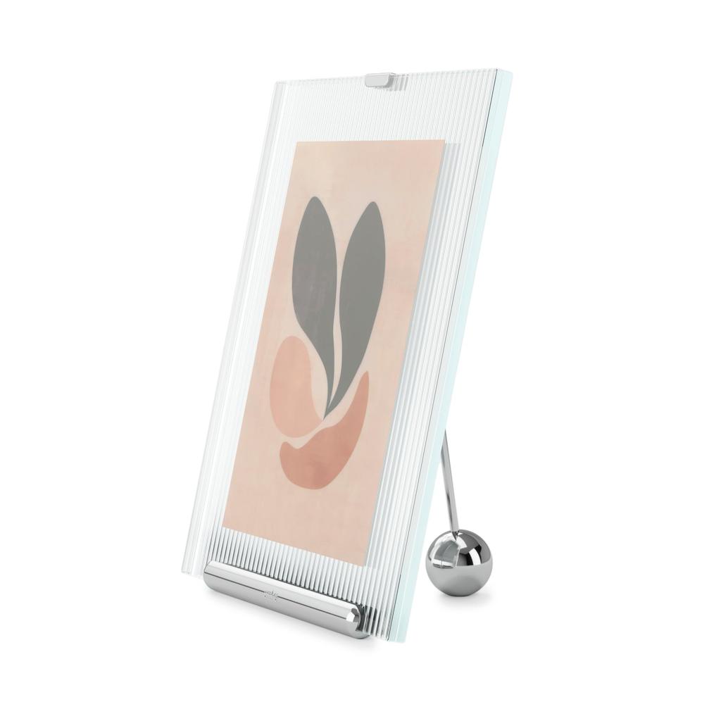 Official Umbra Flute Photo 2L Size Frame, Silver, 13x18cm,
