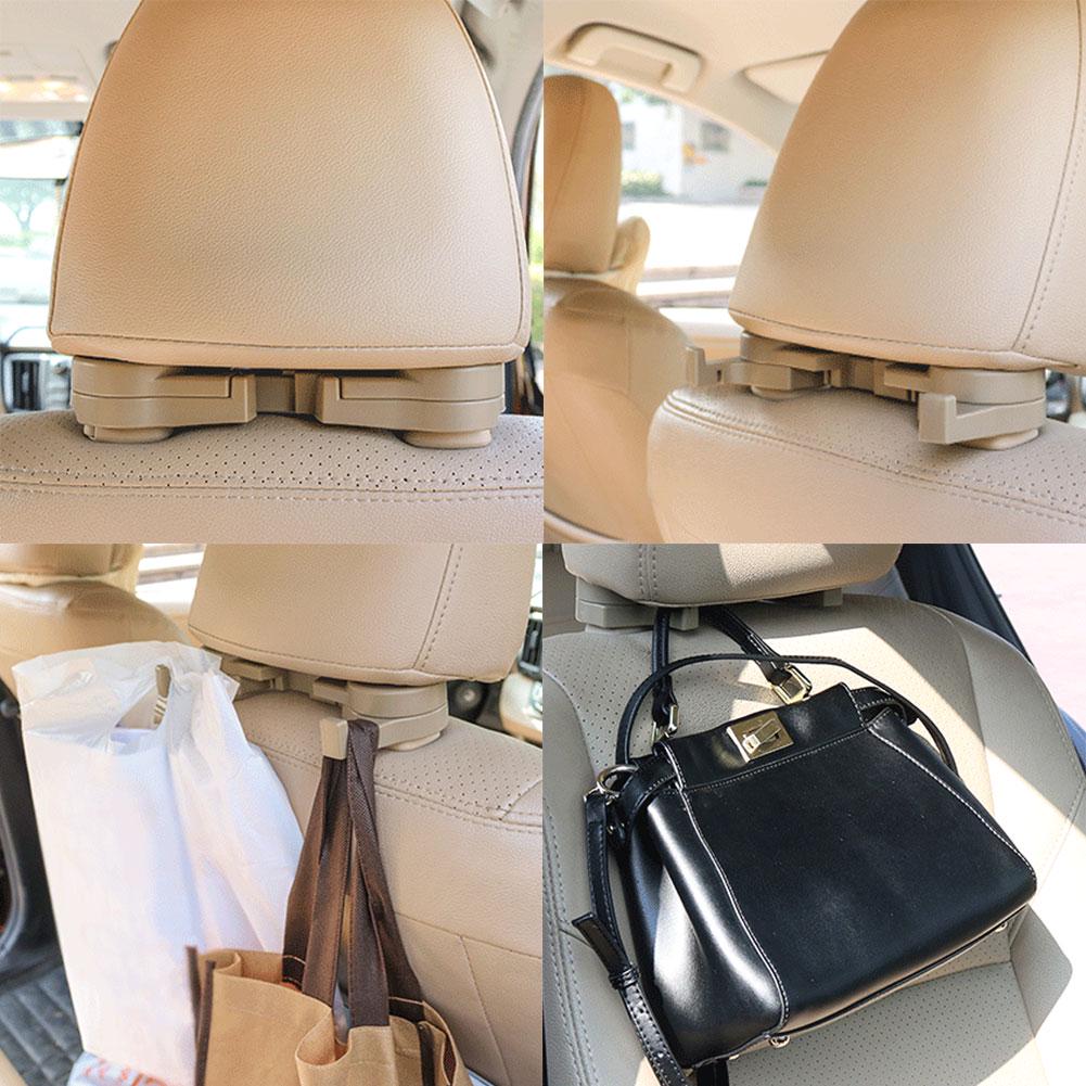 New Universal Portable Auto Seat Back Hooks Hanger Bag Organizer Holder Car Styling Car Ornament