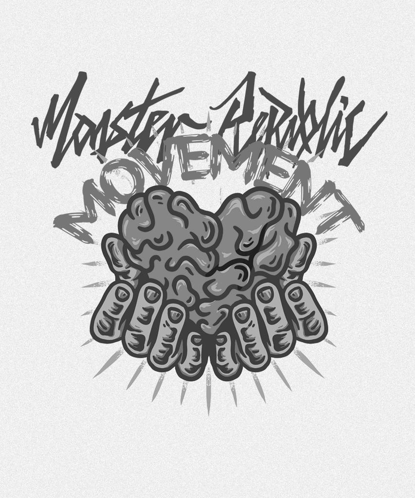 MONSTER REPUBLIC Мое Сердце Серая Футболка Белая