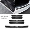 Car Threshold Strip Anti Stepping Leather Protective Sticker For Jeep Grand Cherokee Wrangler JK Gladiator Compass Renegade Patr AJT1