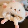 Sheep Lamb Ears Warmer Hat Windproof Fluffy Ear Protection Cap Cute Winter Plush Hat  Outdoor